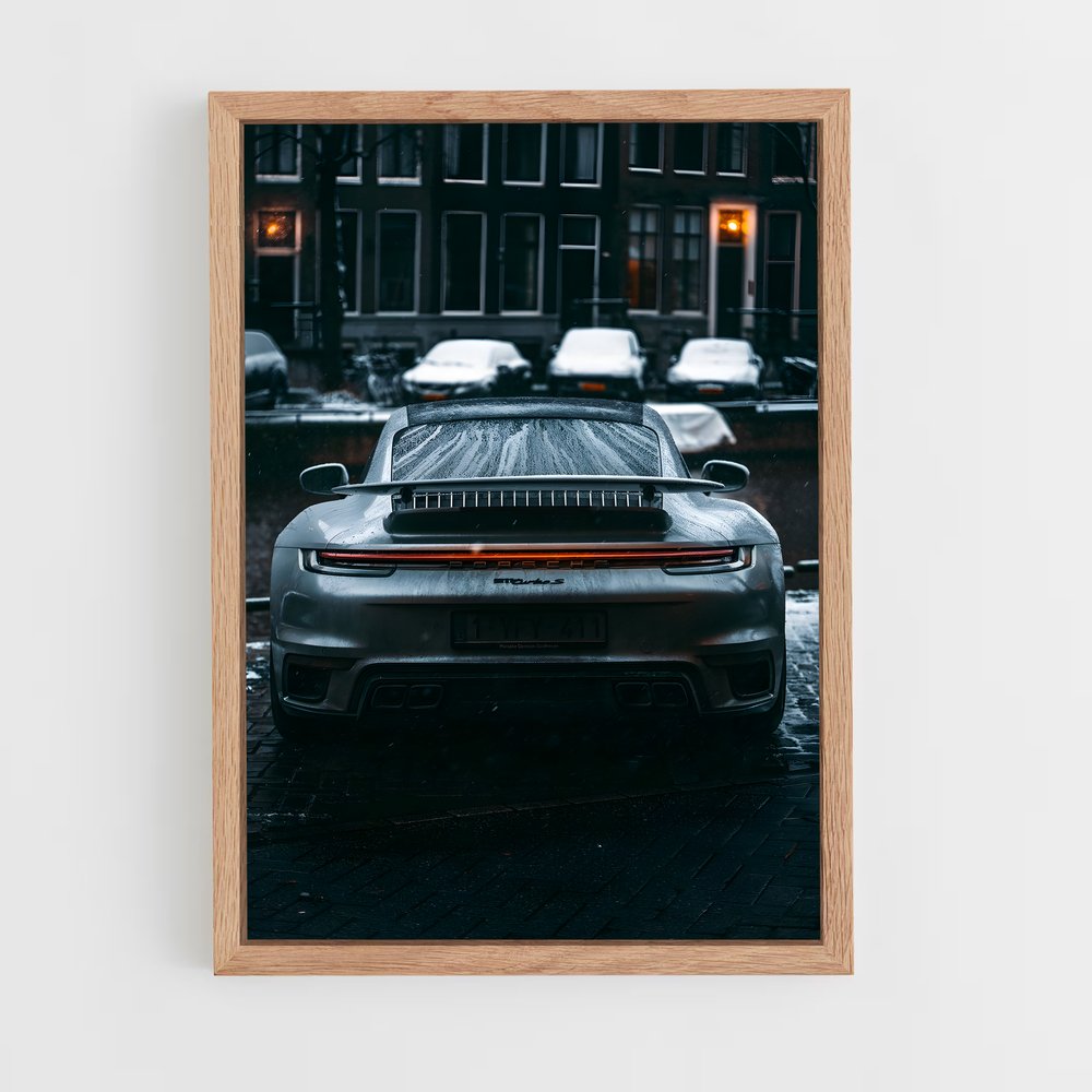 Poster Turbo Glacial – affiche Porsche (vue 4)